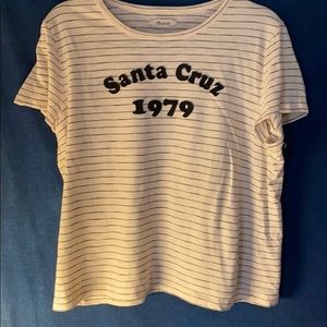 Madewell T shirt with Embroidery